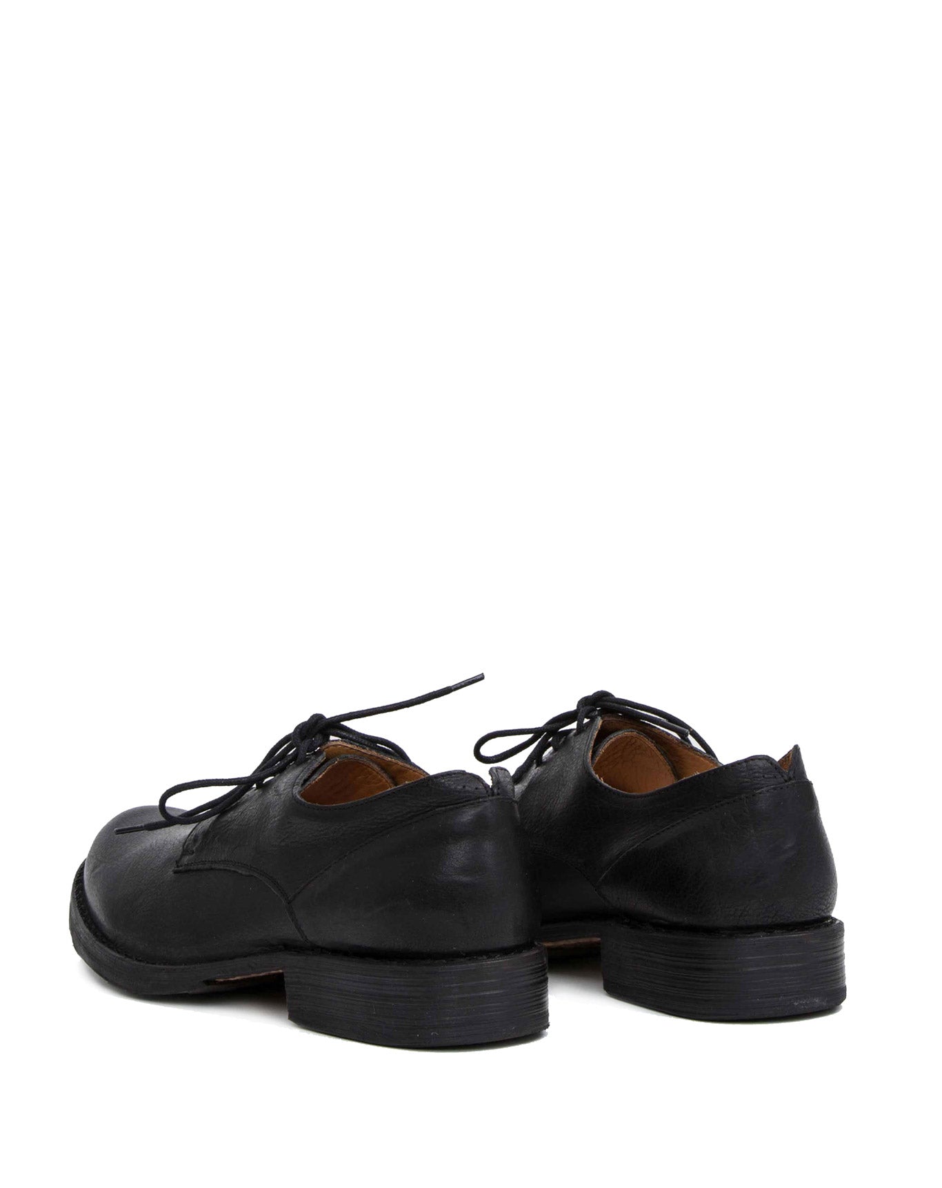 Fiorentini + Baker, ETERNITY 706, Black leather derby shoe-Made in Italy-back