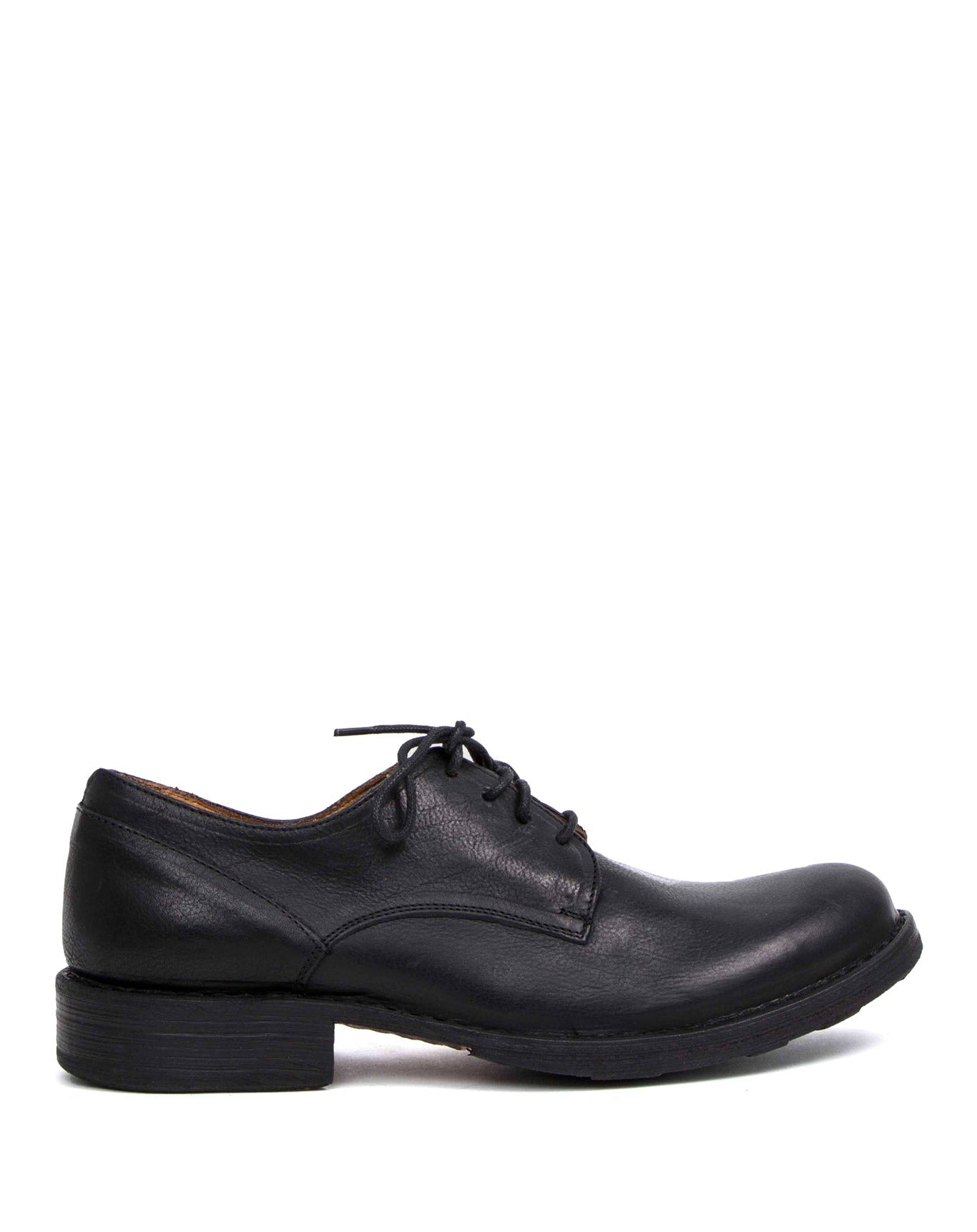 Fiorentini + Baker, ETERNITY 706, Black leather derby shoe-Made in Italy-side