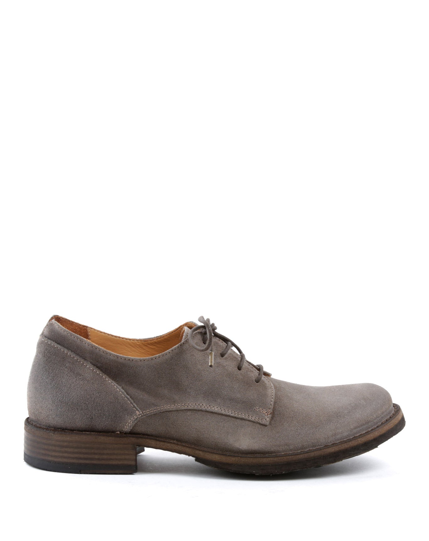 Fiorentini + Baker, ETERNITY 706, Taupe suede leather derby shoe-Made in Italy-side