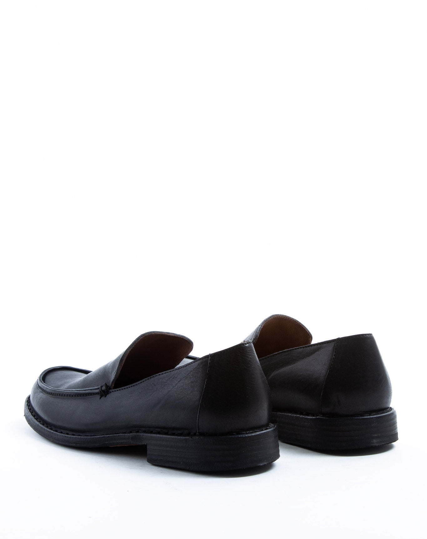 Fiorentini + Baker, FRATERNITY FLOW, Black leather loafer-Made in Italy-back